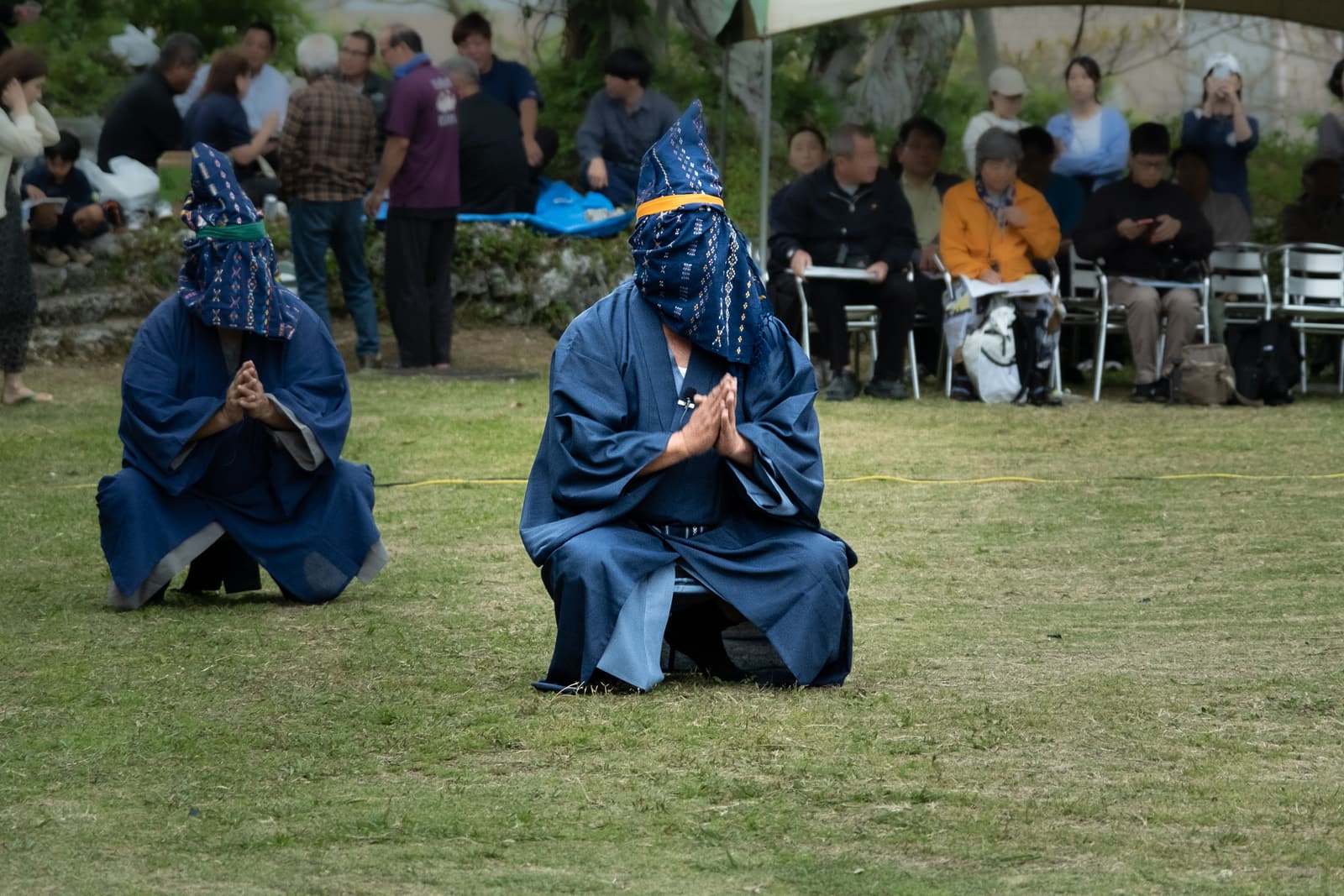 A traditional ceremony in Okinawa
